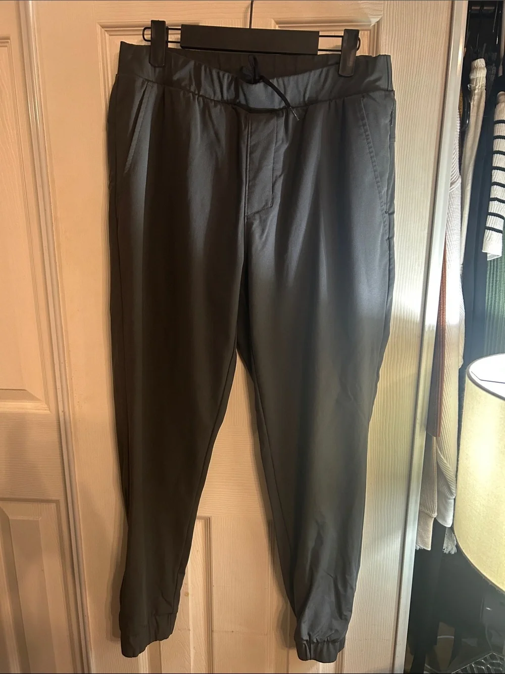 Old Navy Men's Charcoal Drawstring Jogger Pants
